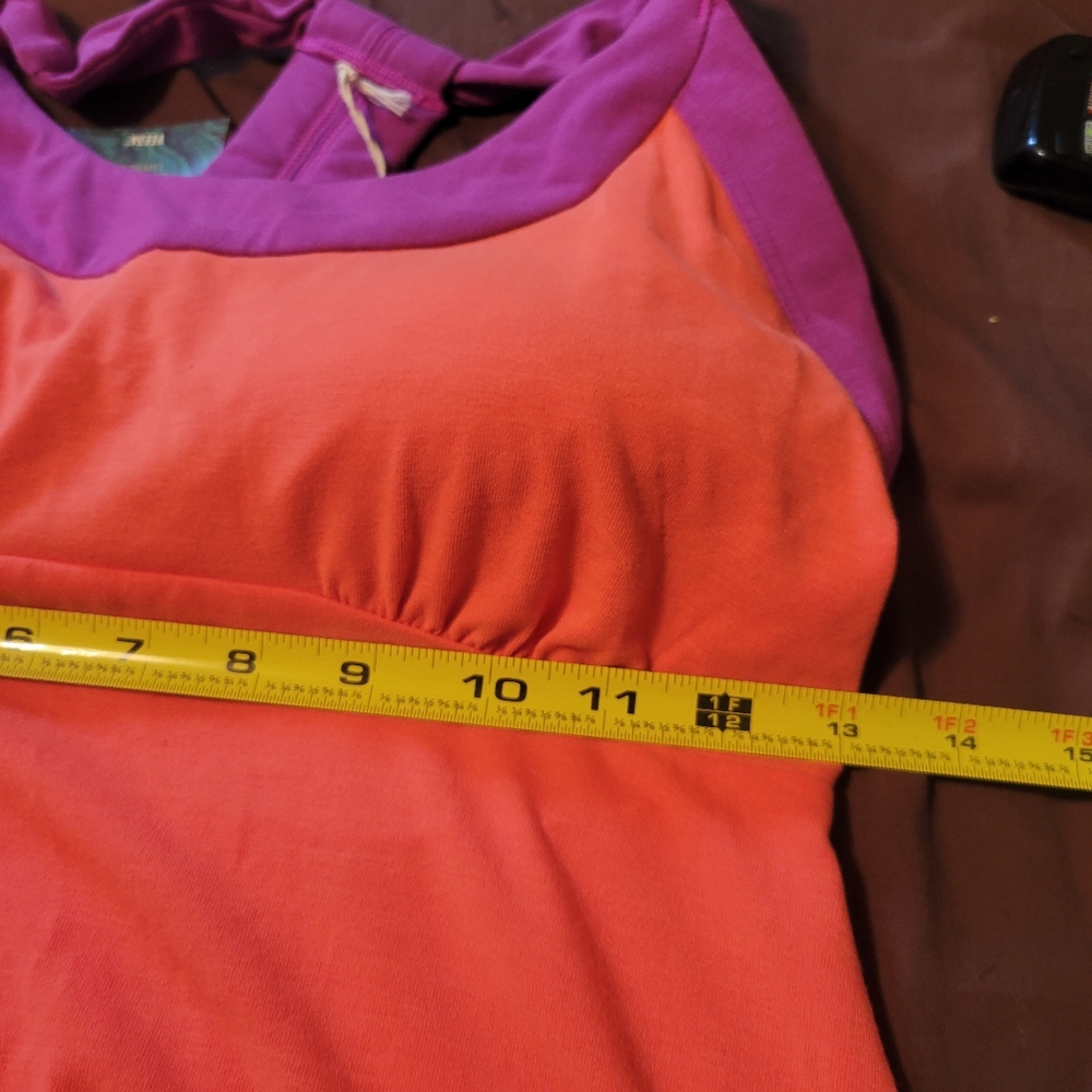prana neon orange cali dress - Picture 13 of 14